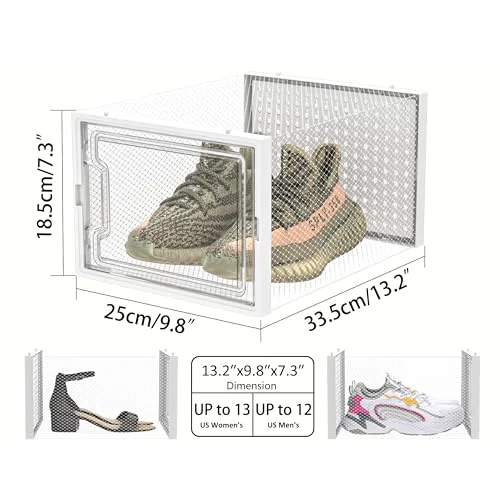 Clear Shoe Boxes XL, detail view