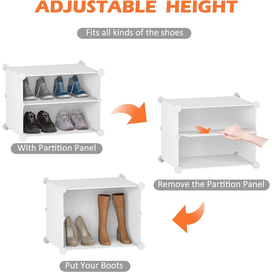48-Pair Shoe Cabinet, detail view