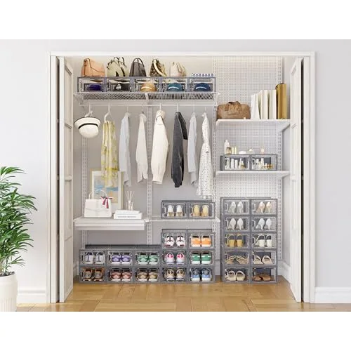 Clear Shoe Boxes, detail view