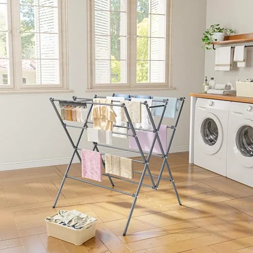12-Pole Drying Rack, detail view