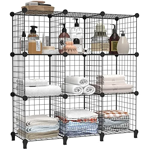 HOMIDEC Wire Cube Storage Shelf
