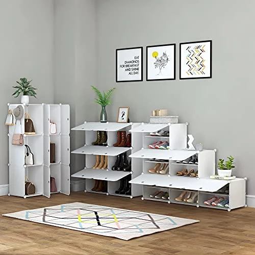 24-Pair Shoe Cabinet, detail view