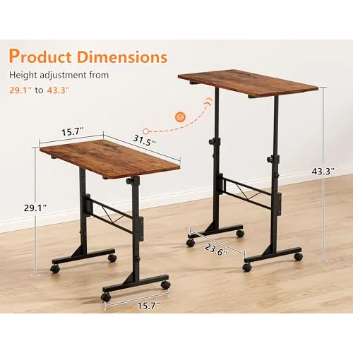32" Desk, detail view
