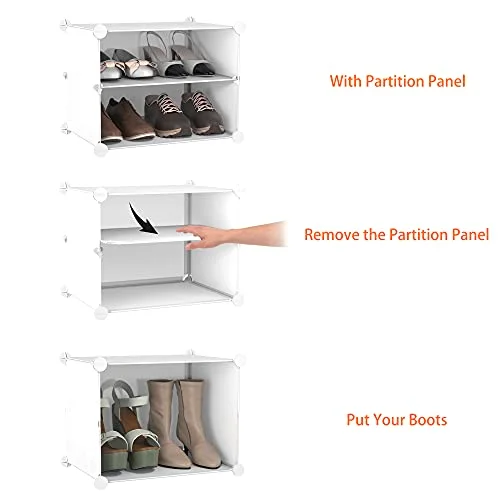 32-Pair Shoe Cabinet, detail view