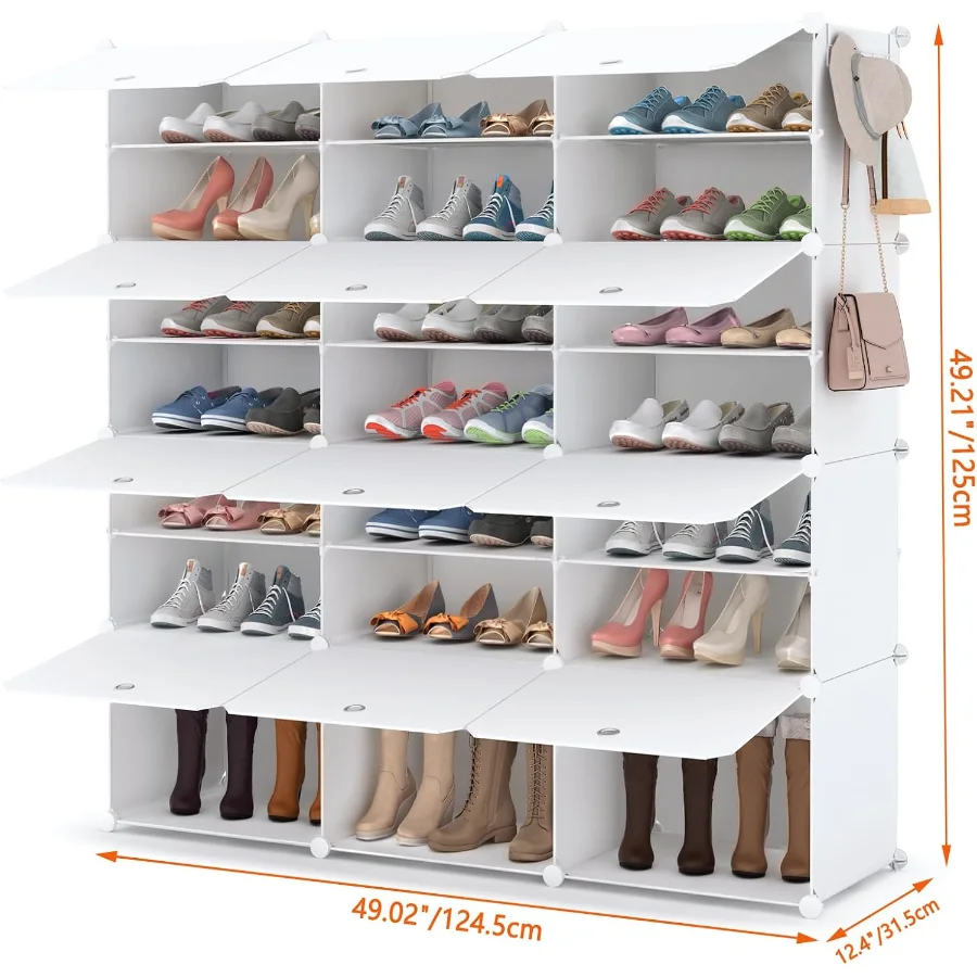 48-Pair Shoe Cabinet, detail view