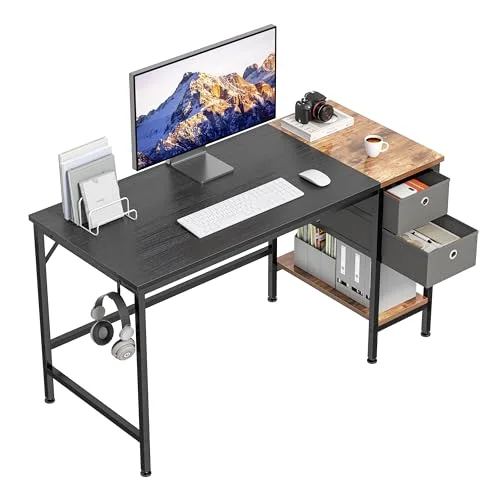 HOMIDEC 47" Desk with Drawers
