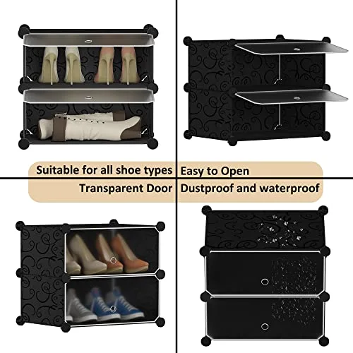 10-Tier Shoe Rack, detail view