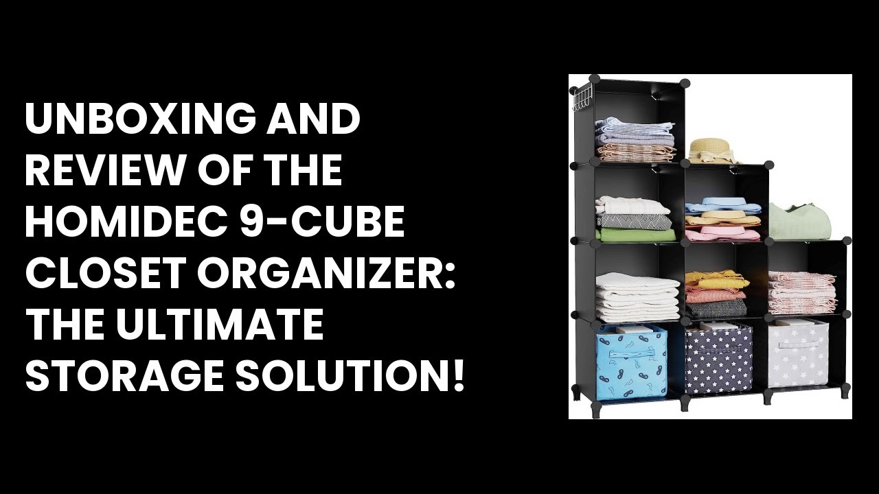 The 9-cube organizer, unboxed and built on camera (video by Only the best)
